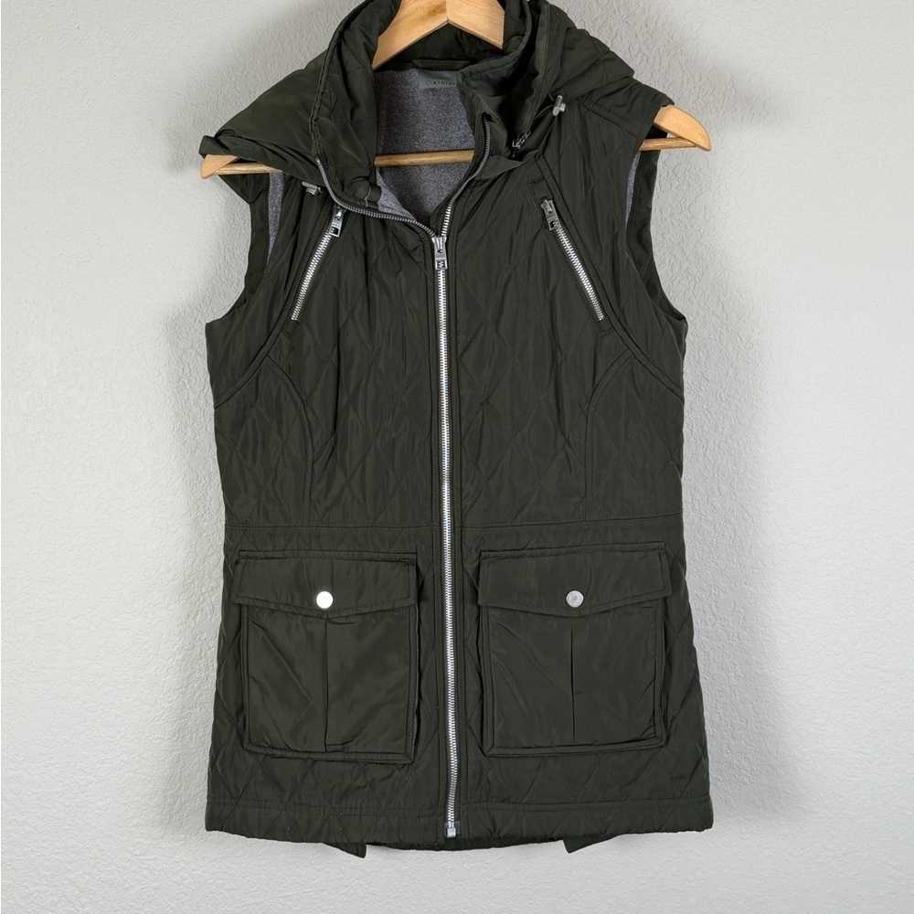 Athleta Tetons Sleeveless Quilted Jacket Women's Small - Picture 2 of 12